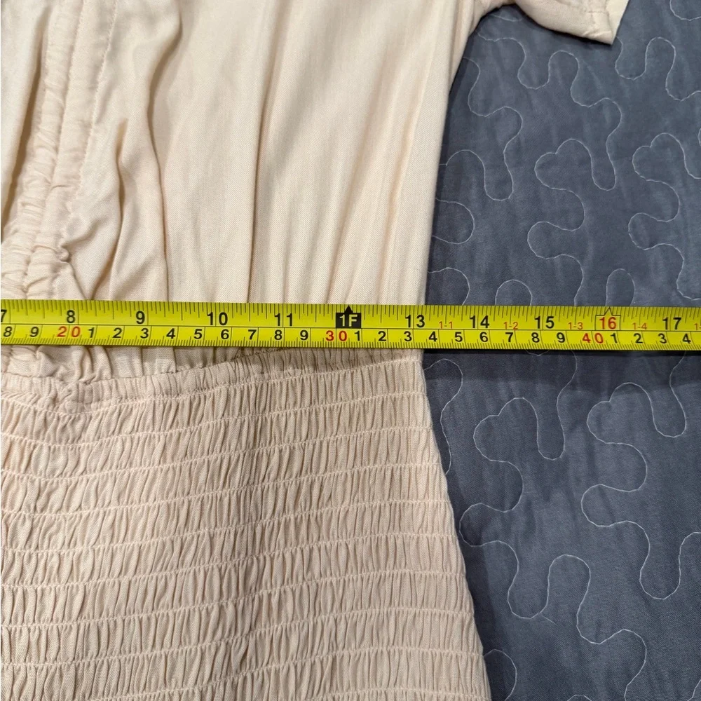 🤍✨ Roxy “Island View” Smocked Midi Dress | New With Tags | Size L - Picture 4 of 9
